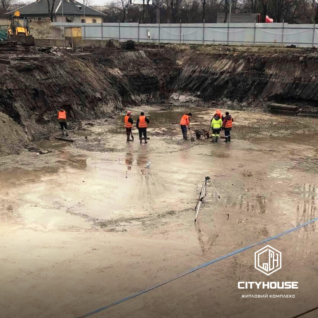 Хід будівництва city house в Січні