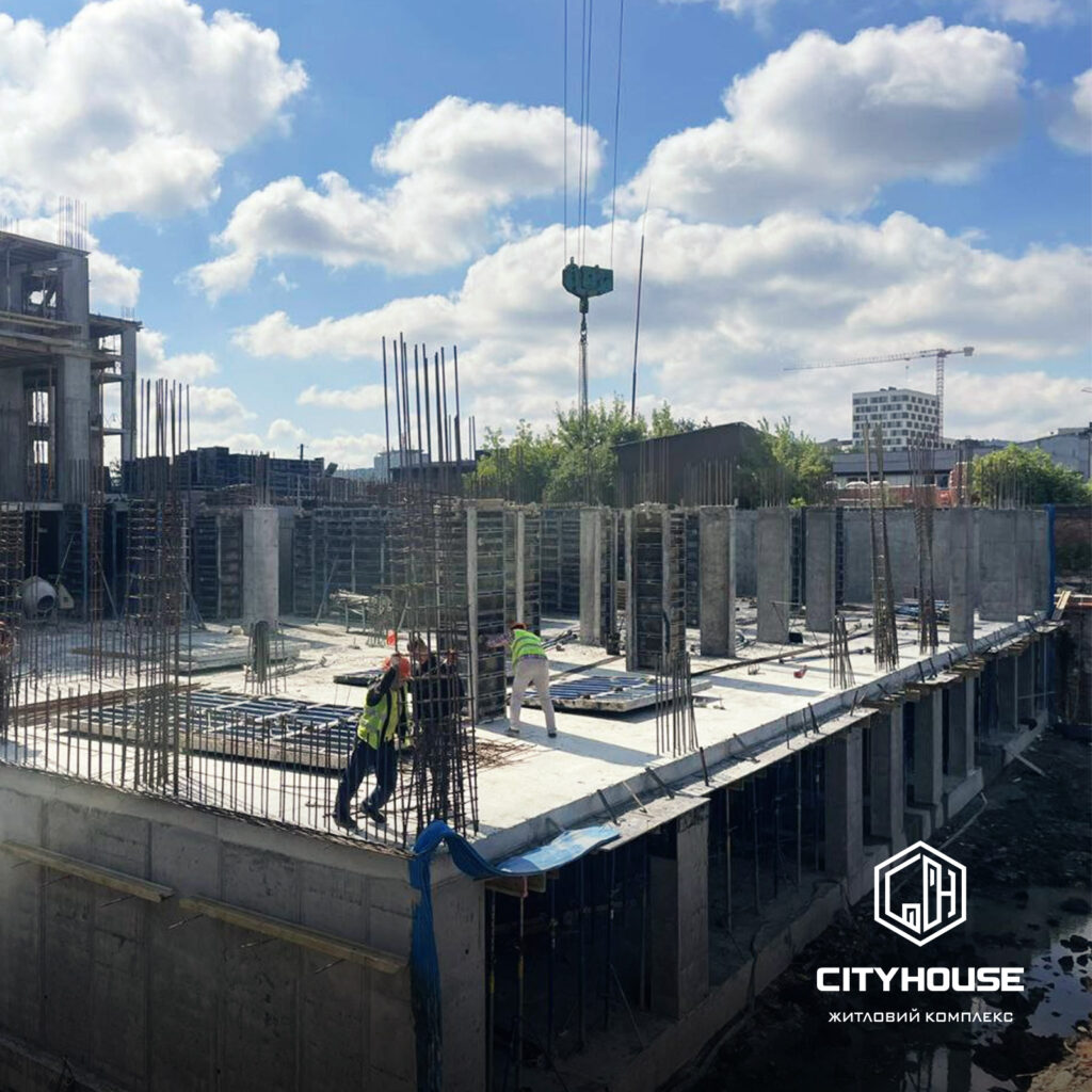 ЖК city house хід будівництва Червень