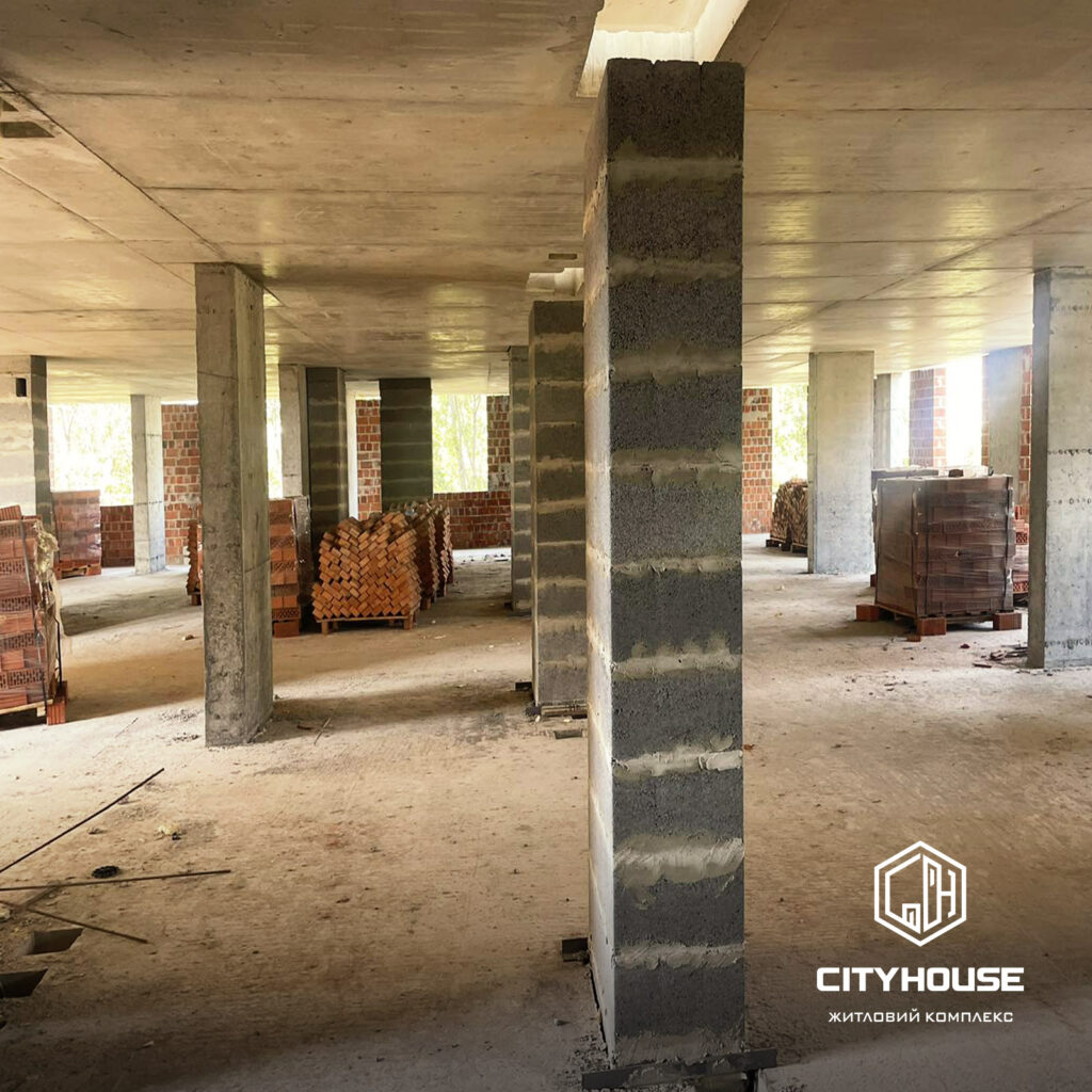 ЖК city house хід будівництва Вересні 