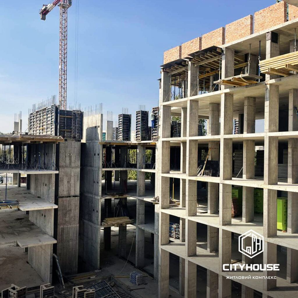 Хід будівництва жк city house Вересні