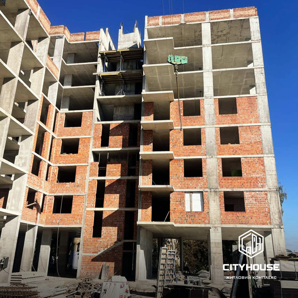 ЖК city house хід будівництва в Жовтні