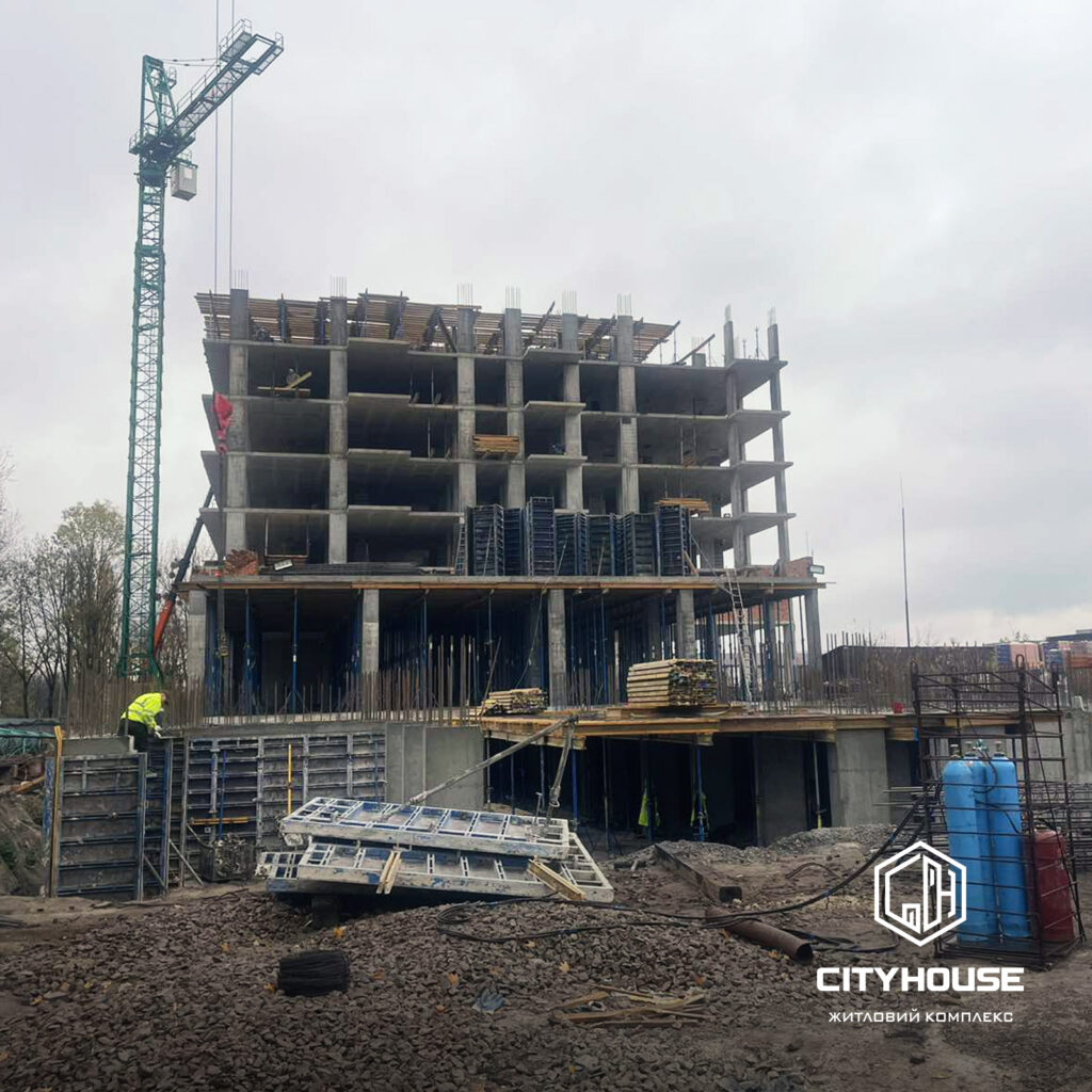 Хід будівництва жк city house Листопаді
