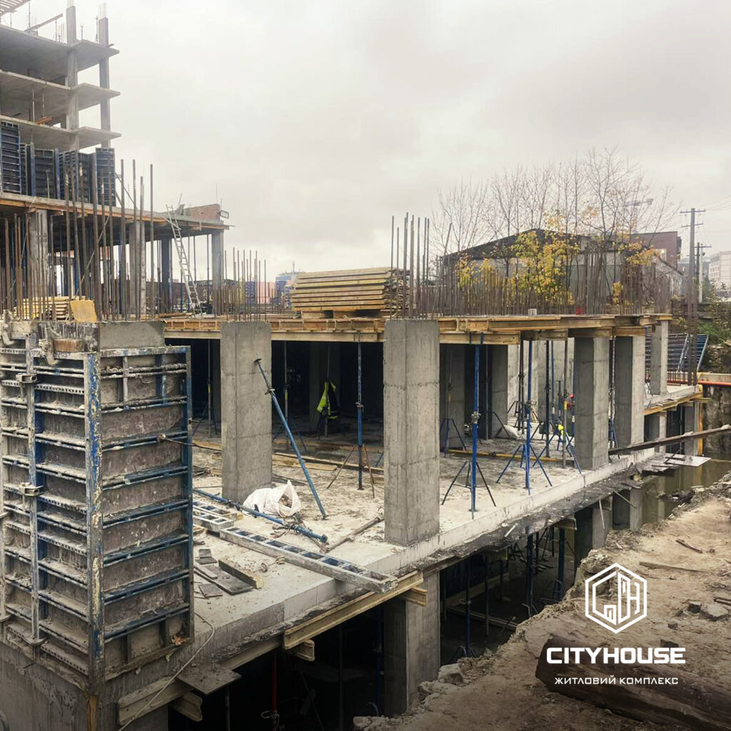 Хід будівництва жк city house Листопаді
