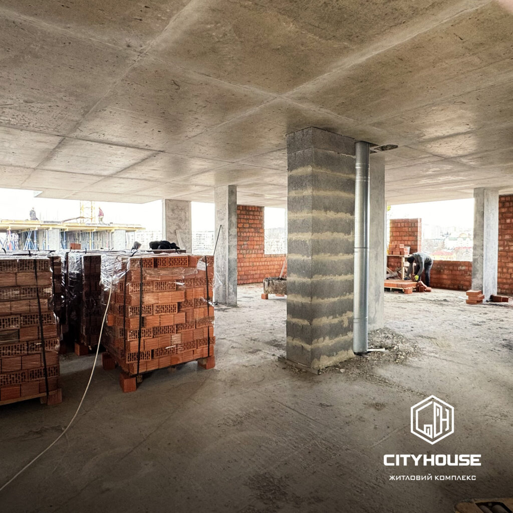 Хід будівництва city house в Лютому