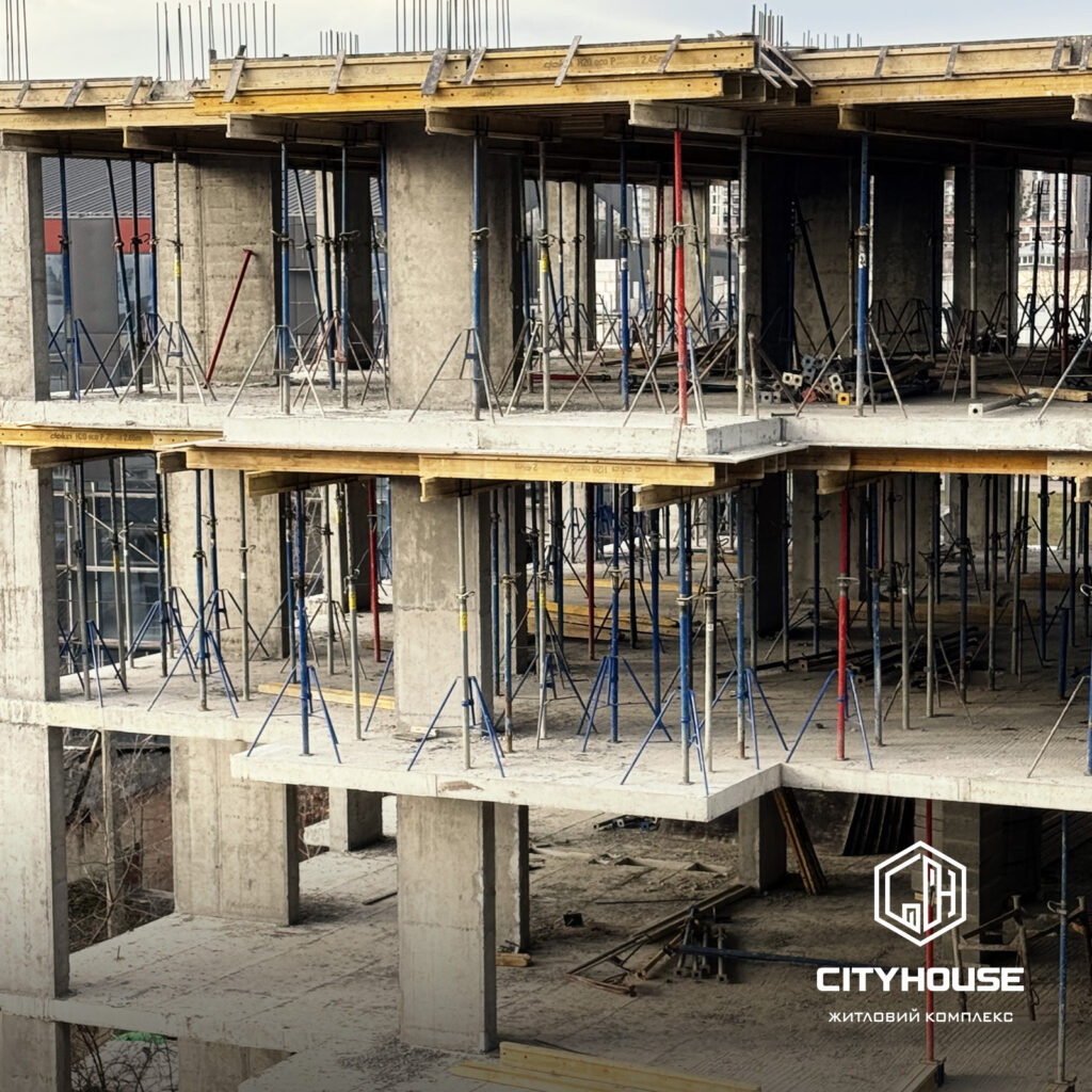 Хід будівництва жк city house в Лютому
