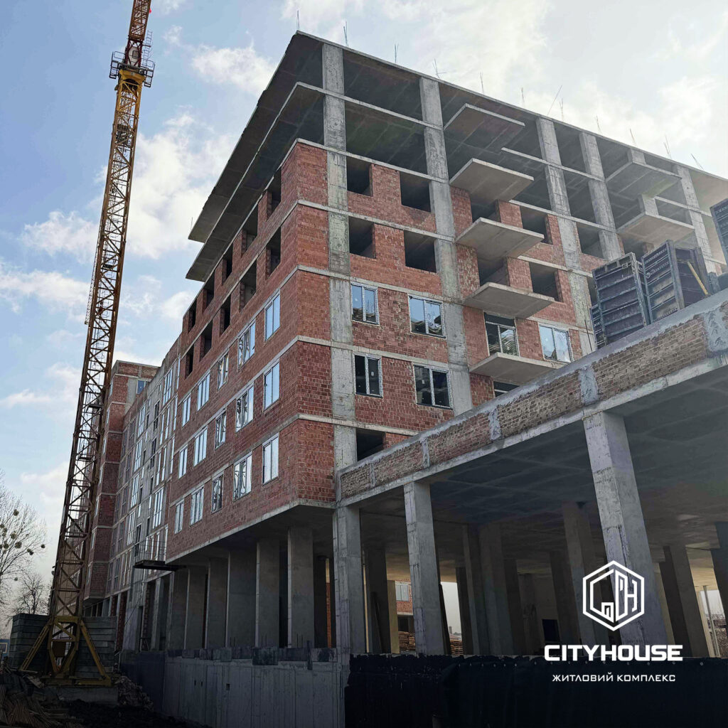 Березень хід будівництва house city