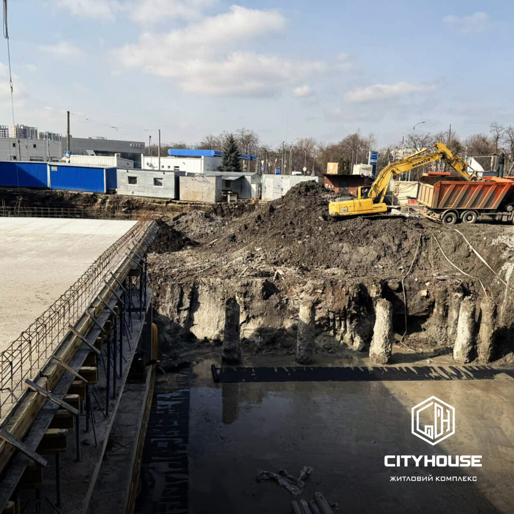 Хід будівництво ЖК city house в Березні