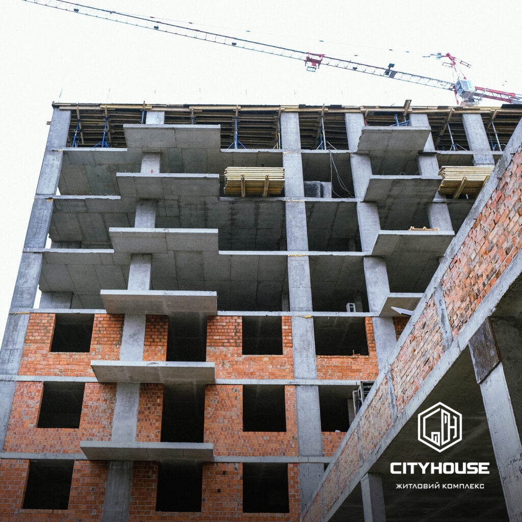 Хід будівництва в Квітні ЖК city house 