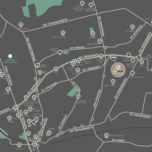 Де знаходиться cityhouse