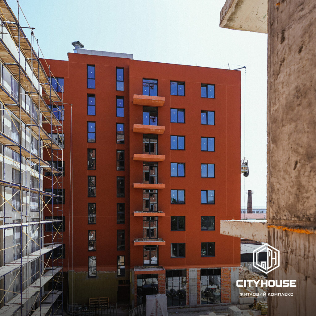 Хід будівництва житлового комплексу city house Червень