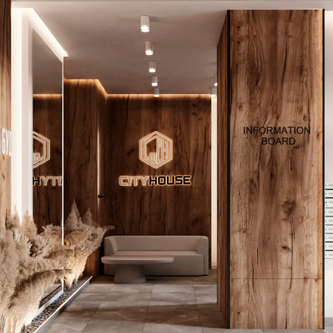 Дизайн холу ЖК city house